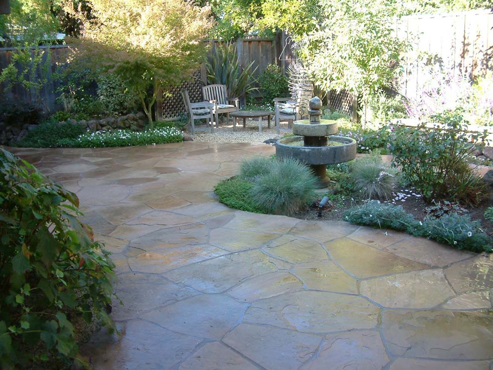 Flagstone Patio Detail