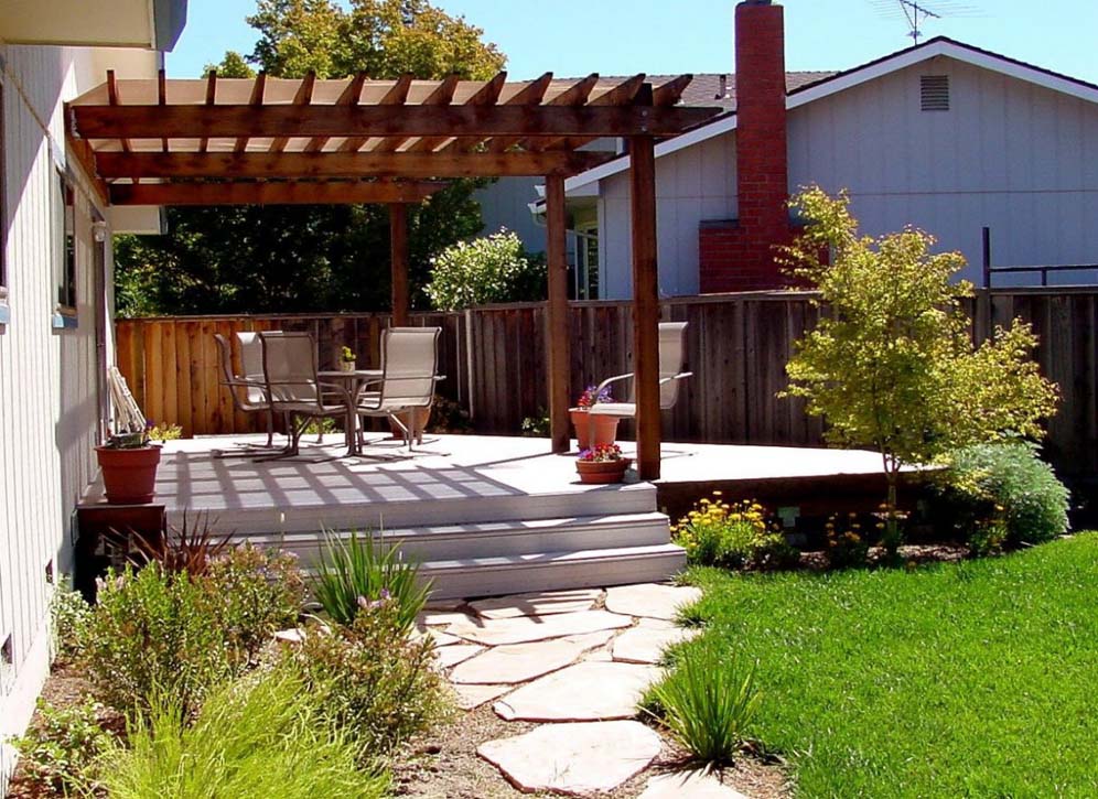 Deck and Trellis Combo