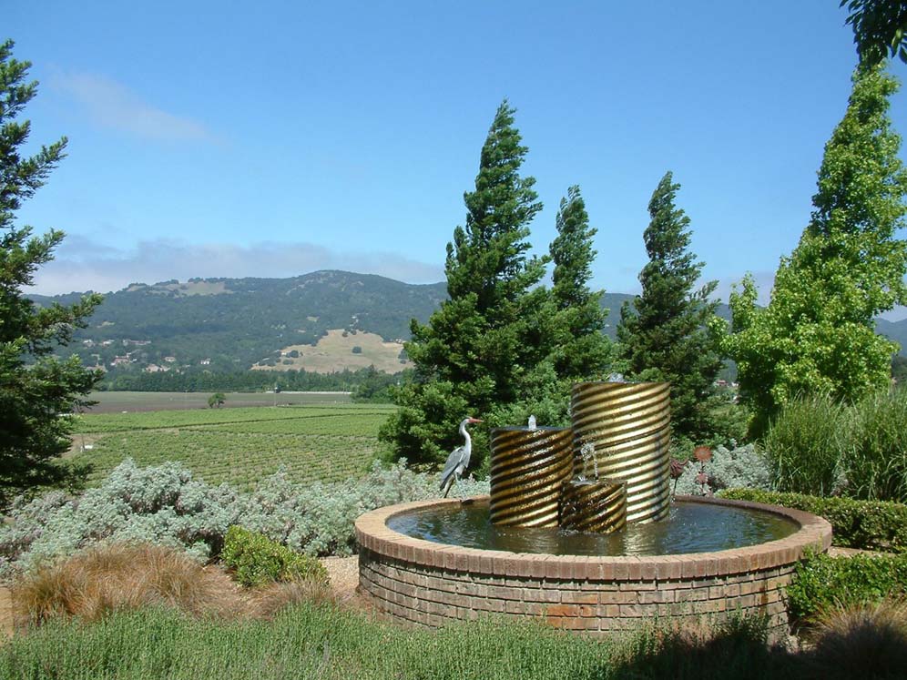 Lovely View From Water Feature