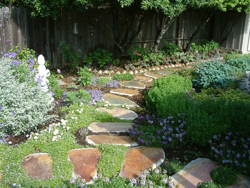 Pavers Through Garden